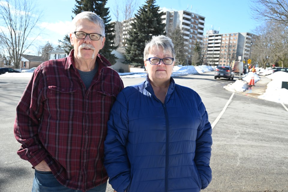 Dana Osborne and Mary Kennette said they want more action to address traffic at the William Roe Boulevard and Dixon Boulevard intersection near their home. 
