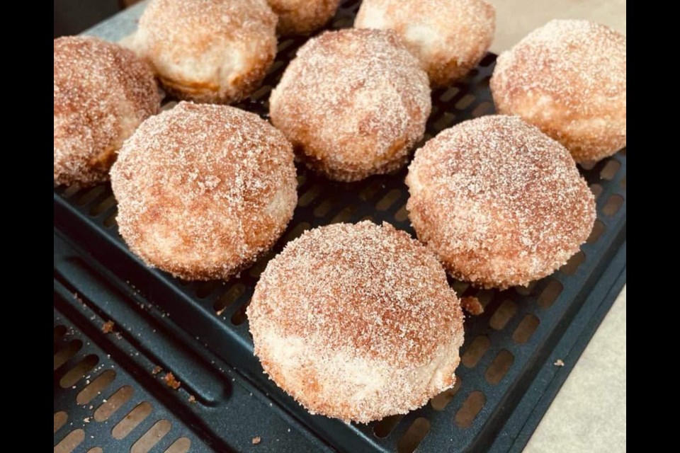 The vegan doughnuts by CC's Donuts use ingredients such as oat milk and vegan butter. 