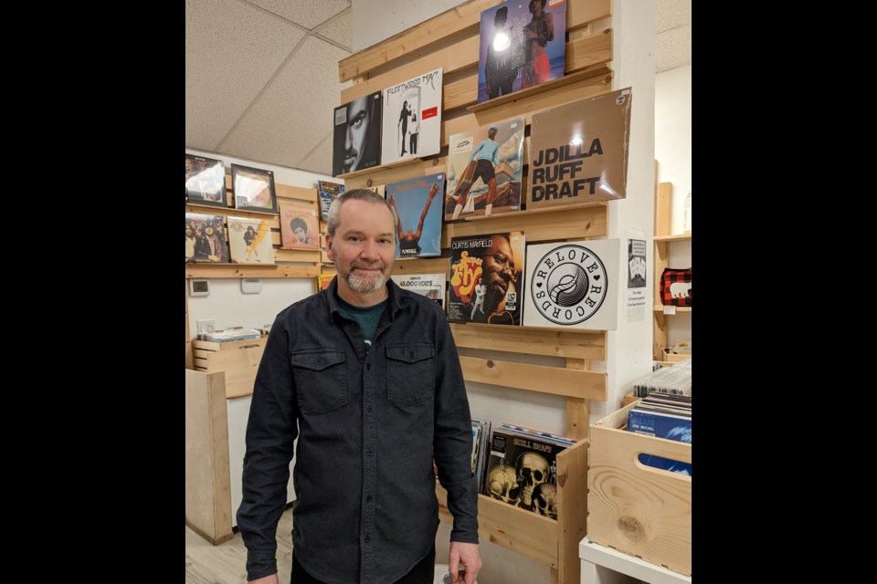 Ken Wylie's Relove Records is located within The Refill Stop in New West.