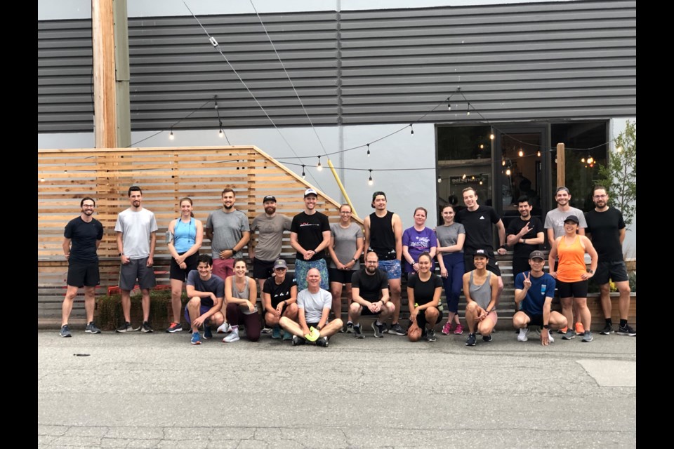About 20 people show up every Wednesday at Steel & Oak Brewery for a weekly run.   