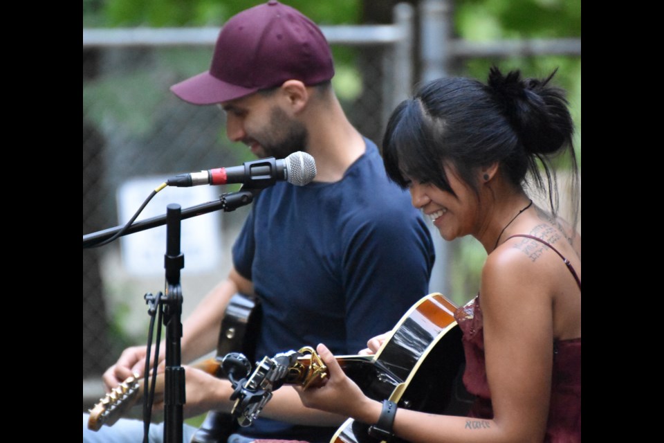 Singer and songwriter Dey Rose at the Queen's Park Concert Series 2021. The event returns to the bandshell this year starting July 14.