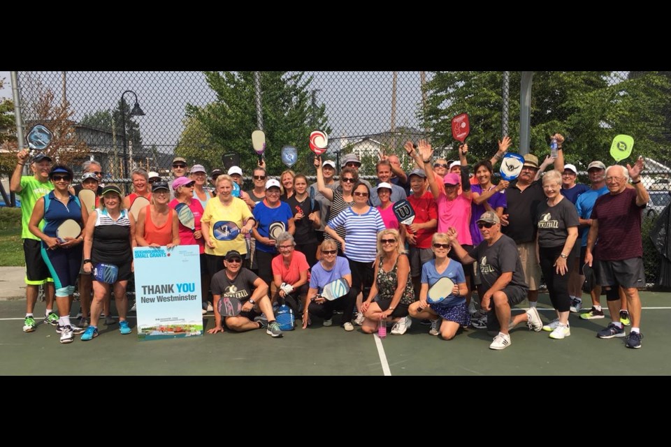 Though people in New West have been playing pickleball for at least a decade, the city got an official club only four months ago, says Debby Morgan, a member.