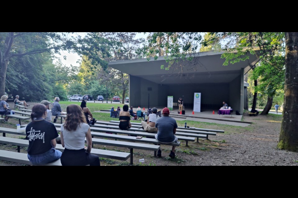 Poetry in the Park series by Royal City Literary Arts Society is in its 11th year. The event features an evening of poetry every Wednesday the whole of August.