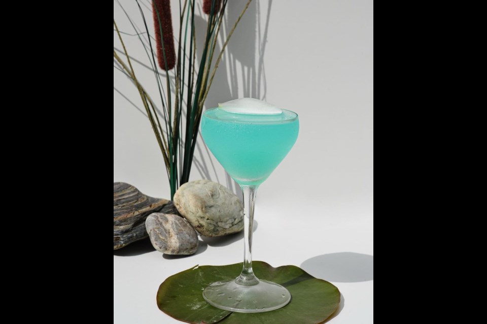 Rum-based Greninja Jammin’ was created by Chase McEwan of Counter Culture Cocktails as an ode to one of his favourite Pokémons, Greninja.