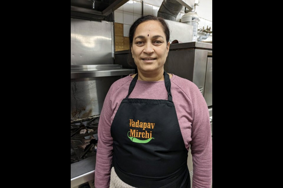 Geeta Batule launched her takeout business, Vada Pav Mirchi, during the pandemic.