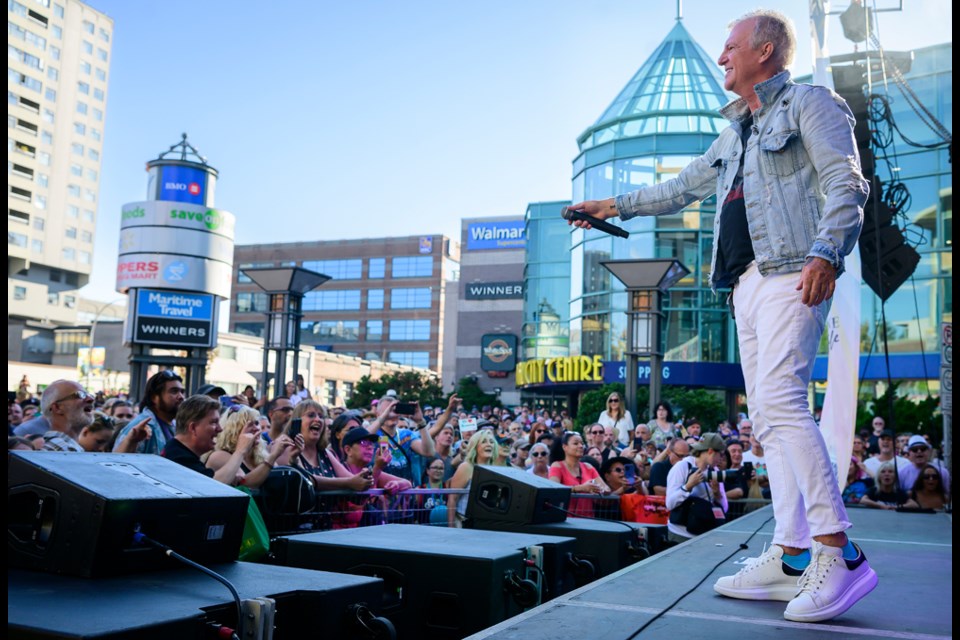 Headliners Glass Tiger perform at the 2023 Recovery Day Festival on Sept. 9, 2023. 

