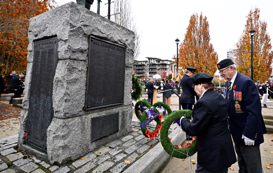 Letter New West's Remembrance Day should be the standard for all Nov