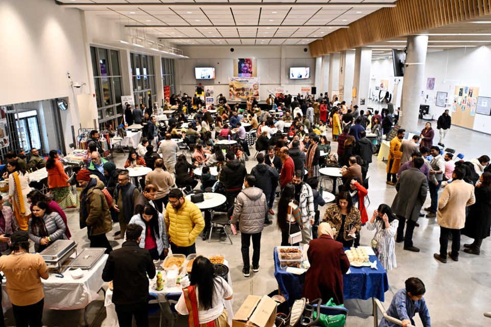Hundreds came out for the Poush Parbon Bengali Food Festival at New West Secondary.