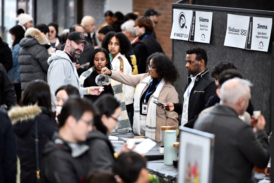 The Ethiopian Coffee Festival at Douglas College on March 15, 2025.