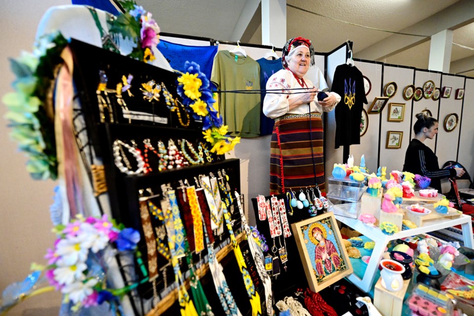 The Easter Market at the Holy Eucharist Ukrainian Catholic Church.