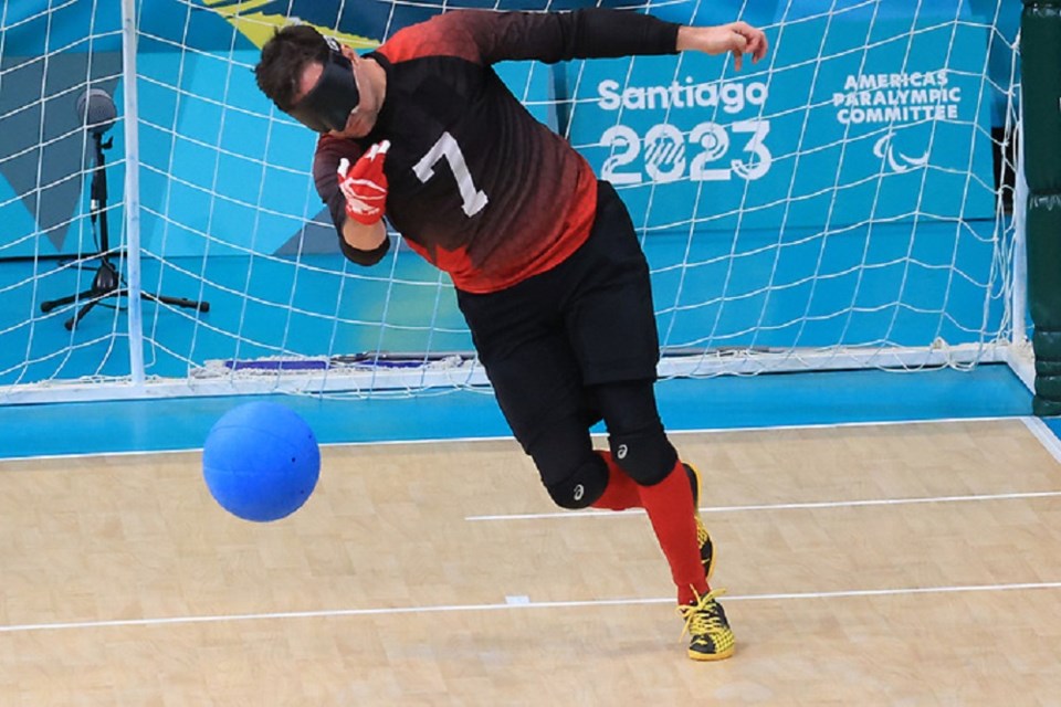New Westminster's Doug Ripley won a men's goalball bronze with Canada at the 2023 Parapan American Games in Santiago, Chile.