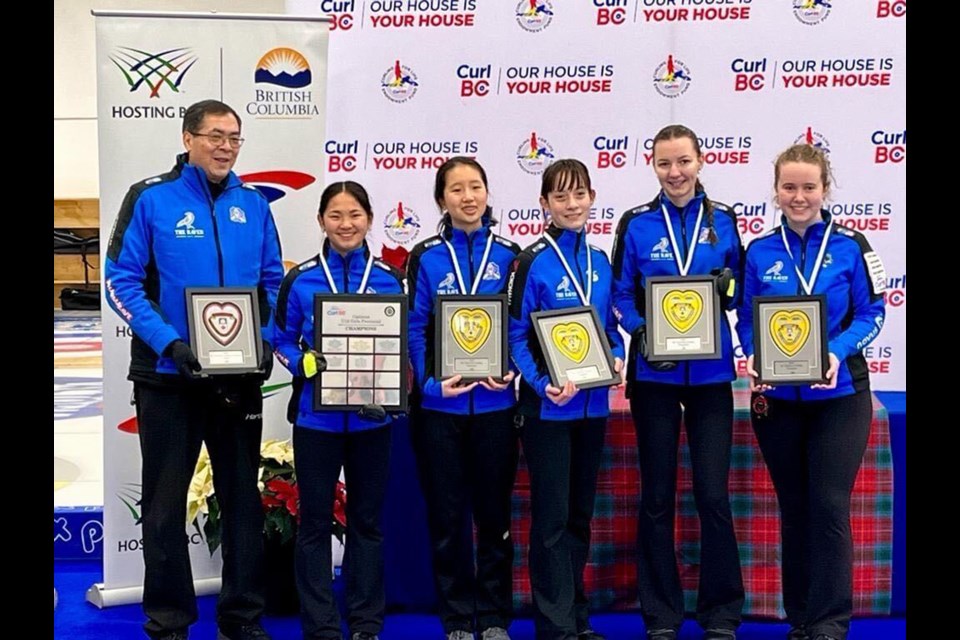 Team Erin Fitzgibbon, which has connections to the Royal City Curling Club in New Westminster, is representing B.C. at the 2024 Canadian U18 curling championships in Ottawa from Feb. 4 to 10.