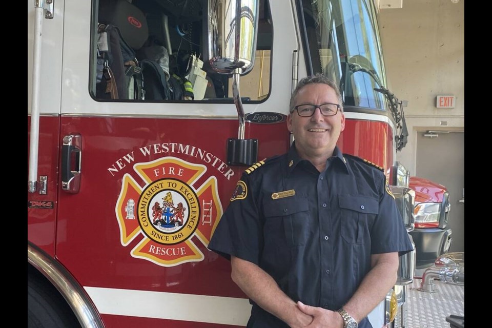 Taking the helm: After serving as acting fire Chief for New Westminster Fire and Rescue Services for more than a role, Erin Williams has been named the City of New Westminster's new fire chief. 
photo Theresa McManus