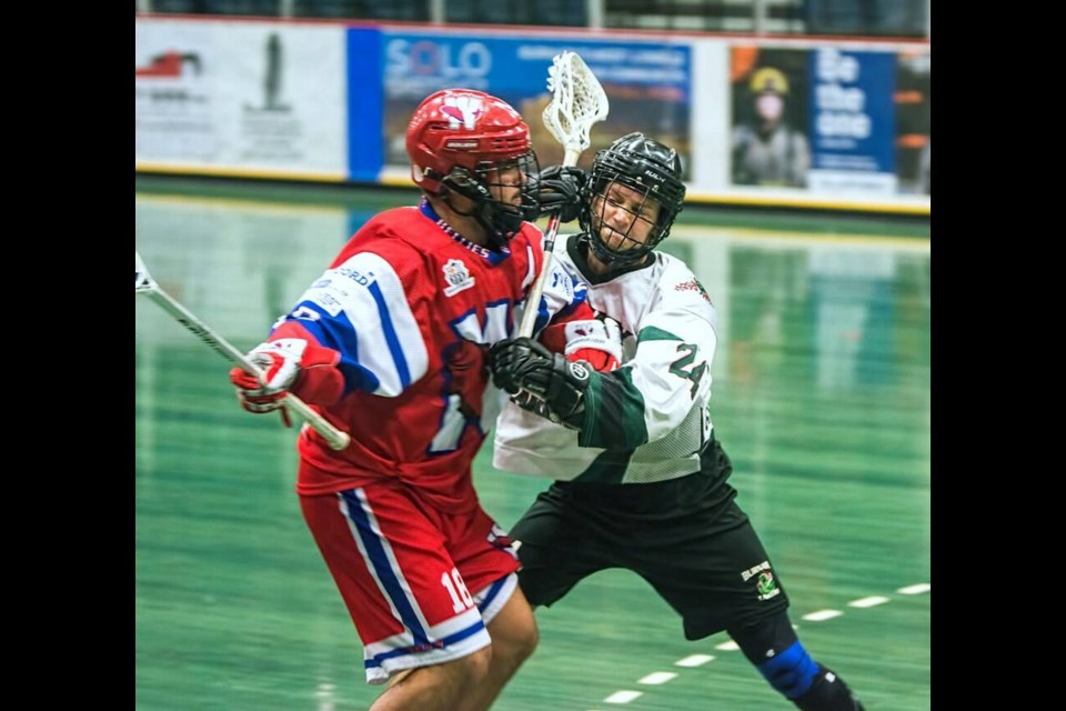 On the bench: An injury means Logan Schuss won't be suiting up for the Salmonbellies this season, but he will be on the bench as the team's offensive coach. photo Chung Chow/The Record