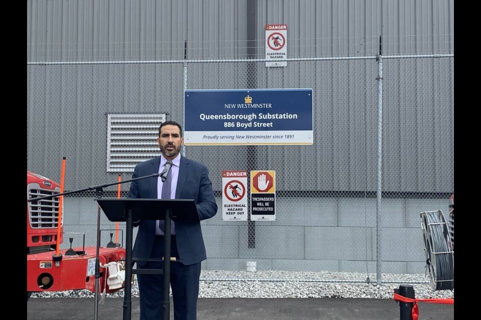 Council support: Steve Faltas, acting senior manager of the New Westminster Electrical Utility, said council was onboard with the substation project from the beginning. Photo Theresa McManus 