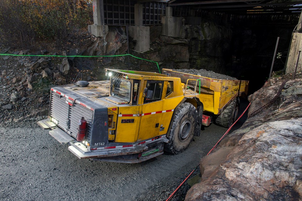 Alamos Island Gold haul truck