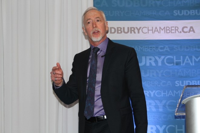 Noront CEO Alan Coutts was the keynote speaker at the Sudbury Chamber of Commerce's Procurement, Employment and Partnerships Conference.