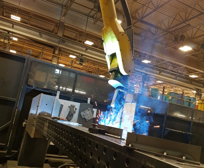 Timmins company Autonomous Welding Inc. specializes in designing and implementing robotic welding systems for clients in the military, mining and forestry industries.
