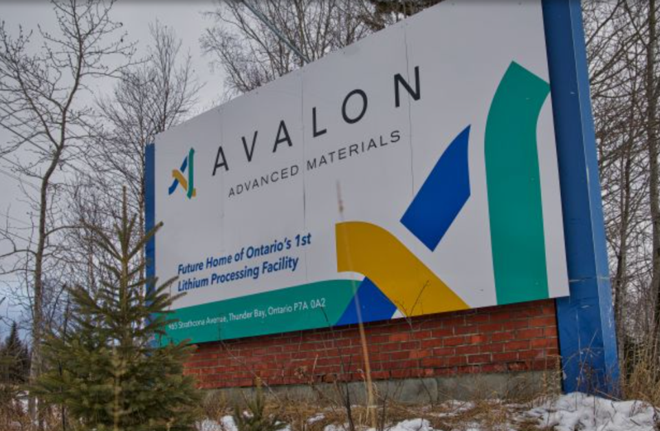 avalon-advanced-materials-thunder-bay-site-sign-2