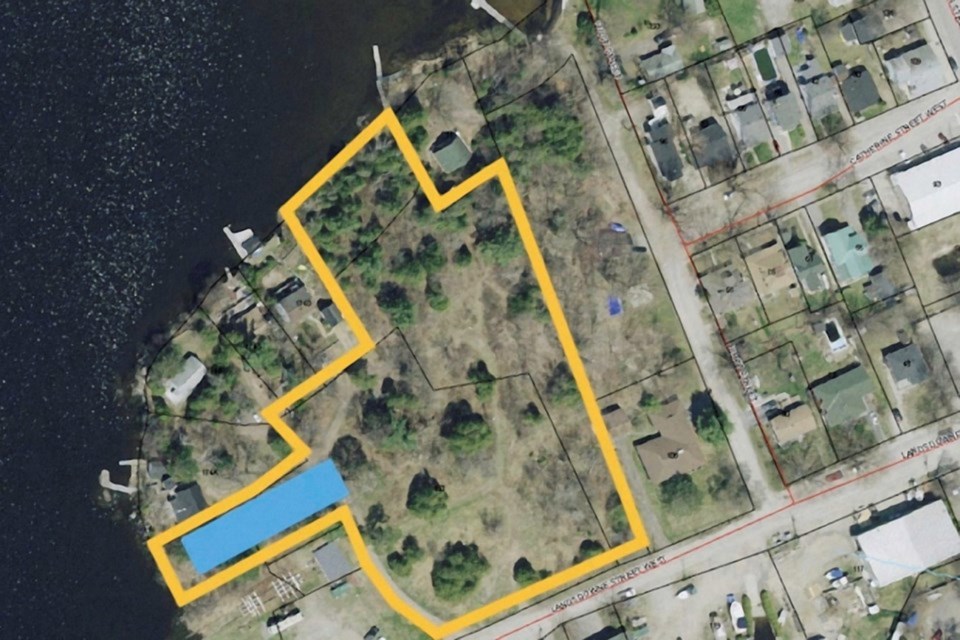 The Municipality of Callander is inviting the best development ideas to transform a wooded lot into a waterfront community gathering place. (Municipality of Callander photo)