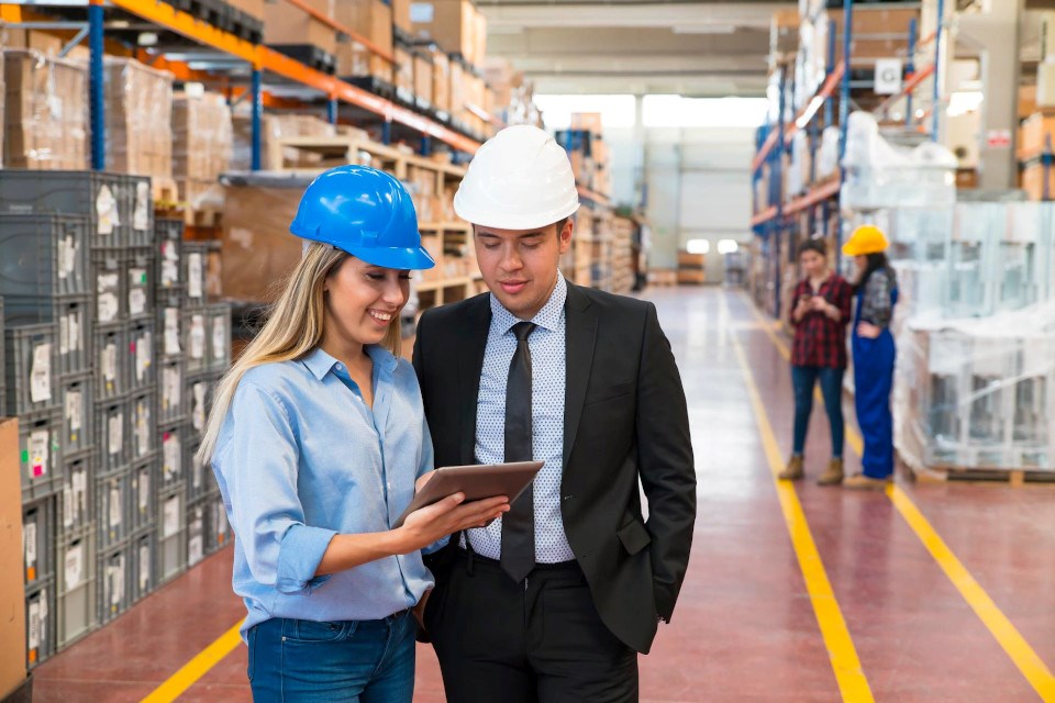 Cambrian College woman warehouse