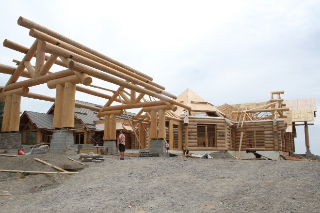 The exterior of the 34,000 square foot Canada House conference centre is currently under construction and slated to be finished by December, with opening in spring, 2019.