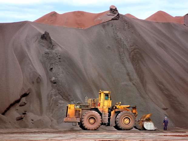 Cliffs taconite pile