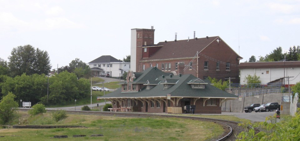 Cobalt train station and track