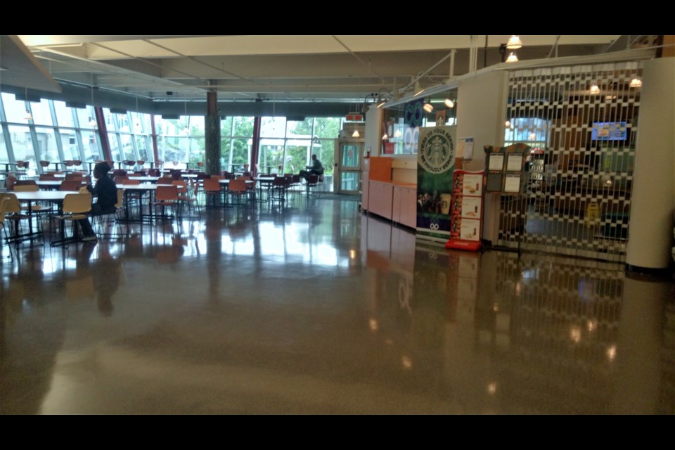 The cafeteria of College Boreal's Sudbury campus is quiet now with the conclusion of the school year, but staff are working on a food audit as part of a procurement initiative with four other colleges to determine how to source more local food to serve to students and faculty. Chef Jean Huneault said they already source some products, but now they are looking at how to improve it, overcome logistics and incorporate it into the college's curriculum. 