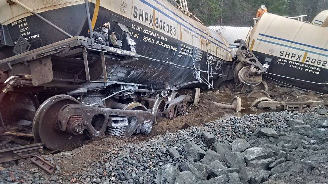 Poor track conditions and inadequate drainage were cited as important factors in the November 2015 derailment of Huron Central Railway freight train near Spanish.