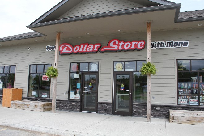 dollar store front