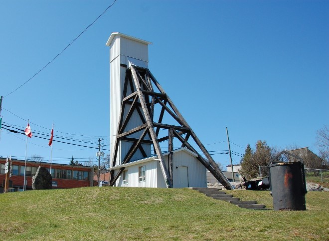 Downtown headframe