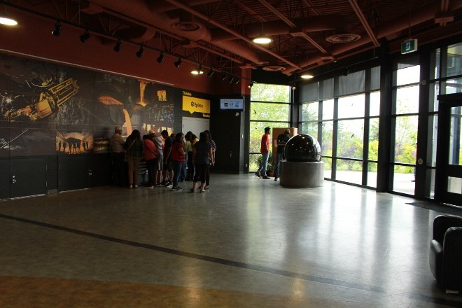 The lobby of Dynamic Earth is often used to host special events and is designed to be closed off on its own, or be used with other spaces like the Epiroc Theatre, Copper Cafe and Discovery Room.