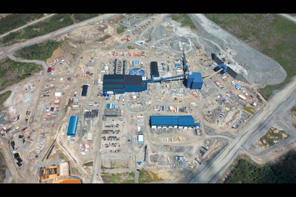 Overhead view of the processing area at Equinox Gold's Greenstone mine project (Company (photo)