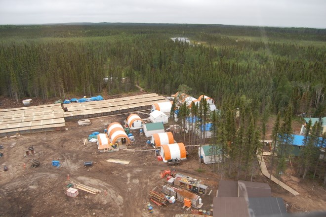 Esker Camp Aerial View