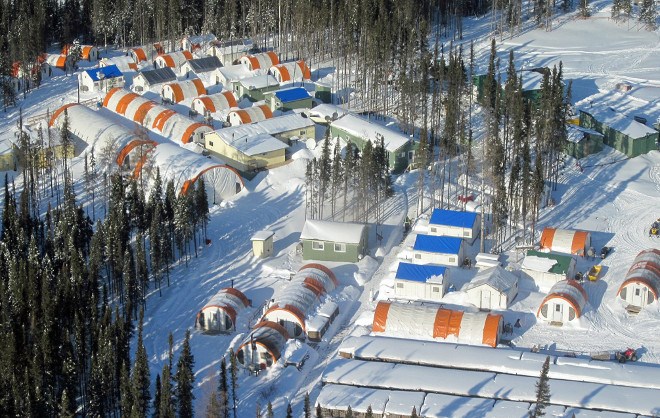 Noront Resources' Esker exploration camp in the Ring of Fire (Noront photo)