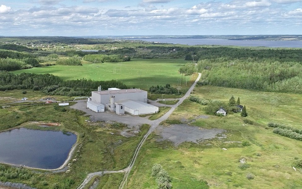 First Cobalt refinery aerial photo