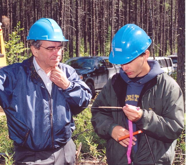 The Canadian Ecology Centre is honouring Frank Dottori (left) for his long-time advocacy of sustainable forestry practices. (File photo)