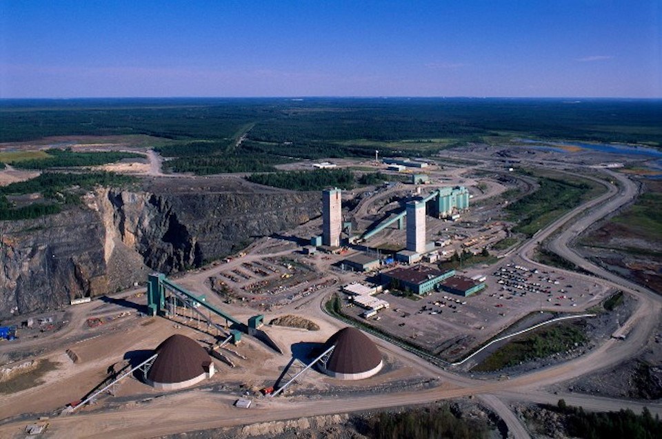 Glencore Kidd Mine aerial