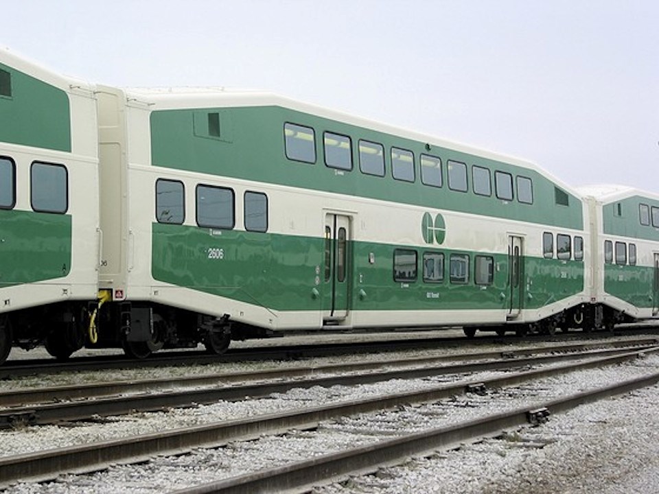 GO Transit BiLevel commuter cars