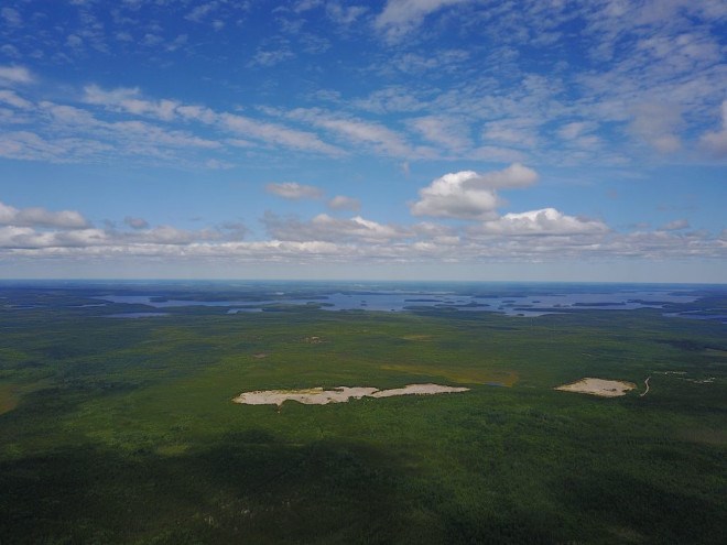 Great Bear Resources Dixie Lake skyline