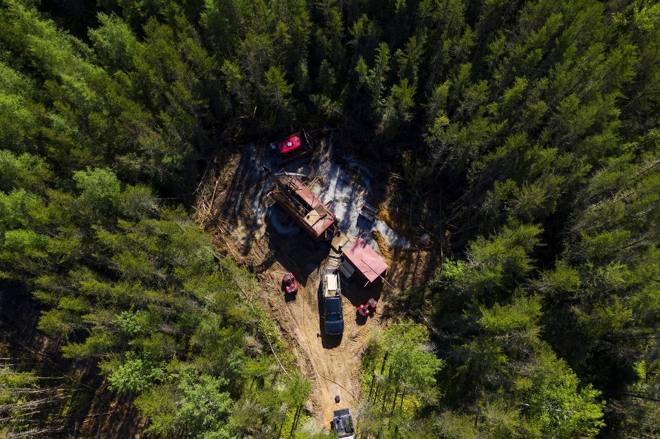 Great Bear Resources Dixie Project drill site