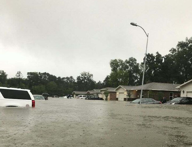 A delivery of lumber from White River Forest Products has reached hurricane-ravaged Houston to help rebuild more than 100 Habitat for Humanity homes.