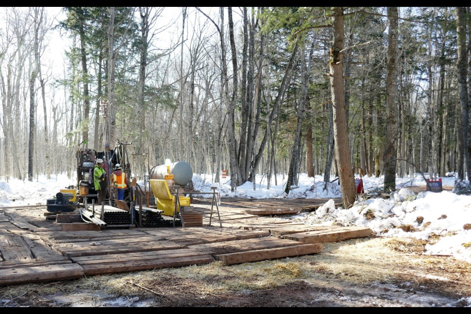 Drilling at Highland Copper's Copperwood Project in Michigan's Upper Peninsula (Company photo)