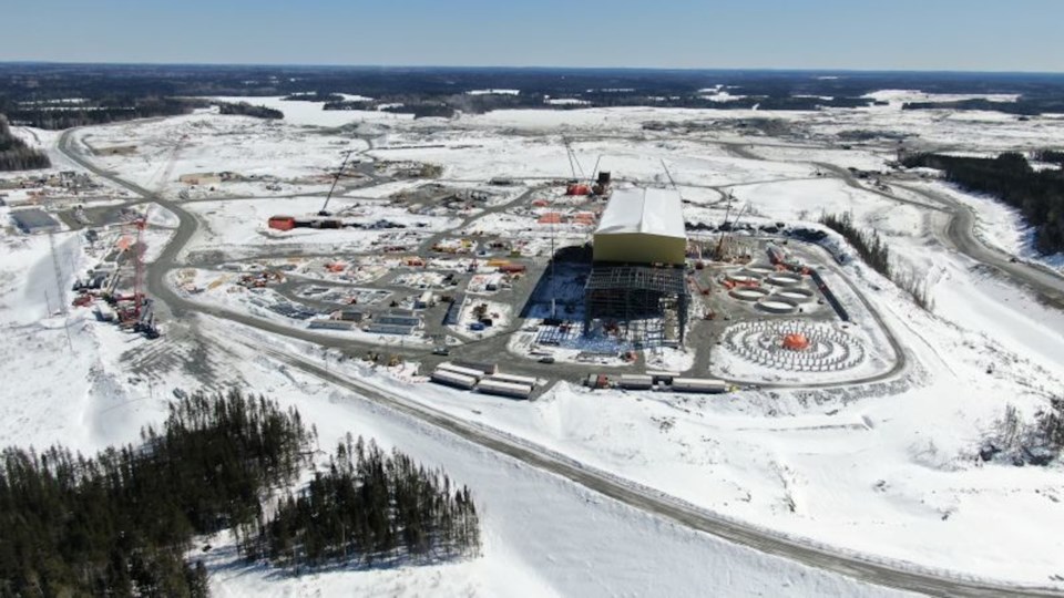 IAMGOLD Cote Lake site aerial 1