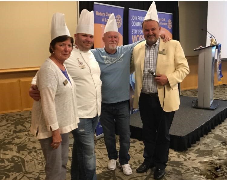 Jay Barnard, second from left, started Freshwater Cuisine in Kenora to help showcase local freshwater fish in new and interesting ways by launching products featuring items like Northern pike fish cakes and pickerel cheeks.