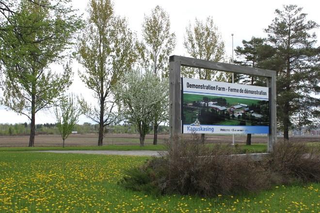 The Town of Kapuskasing purchased the former federal research farm, slated for closure, in 2012. 