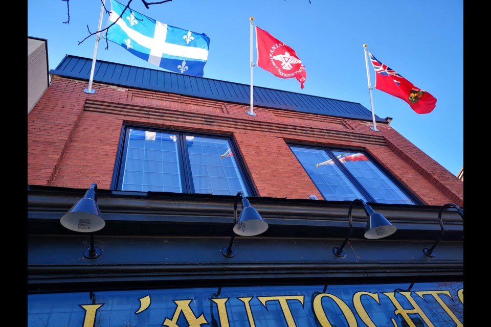 Gerry Brandon's L'Autochtone Tavern Americaine on Ferguson Street in Haileybury has sought to blend the best in cuisine and culture from among the area's anglophone, francophone and Indigenous peoples. (Facebook photo)