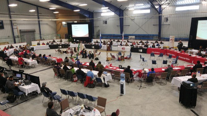 The Lac Seul Events Centre hosted the Chiefs of Ontario conference in  2017. (Lac Seul Events Centre Facebook photo)