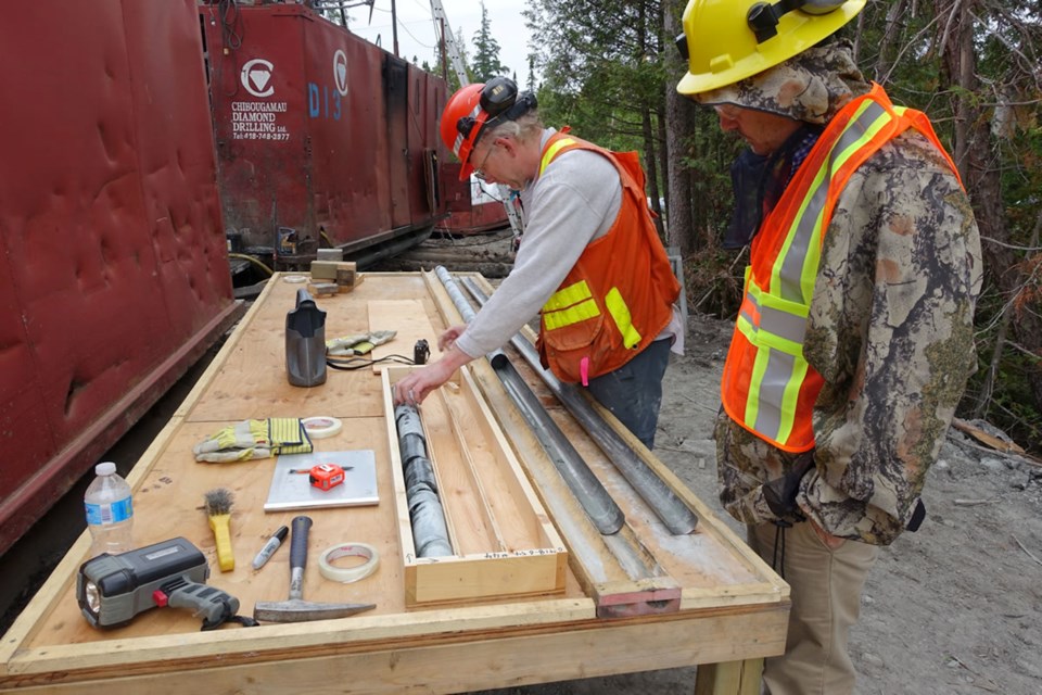 Landore Resources drill core 2